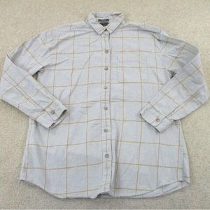 Eddie Bauer Boyfriend Button Down Flannel